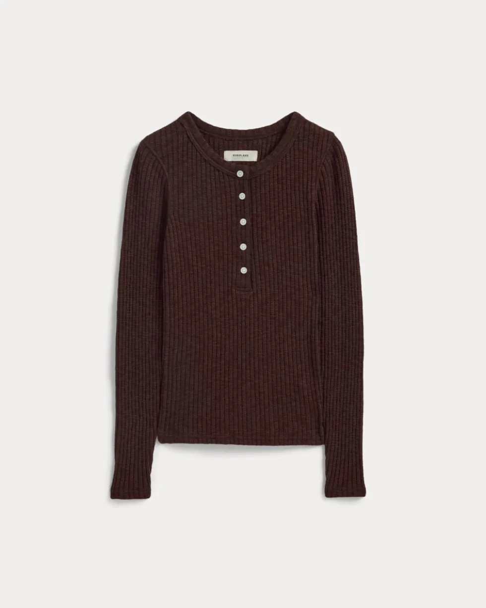 The Cozy Rib Henley