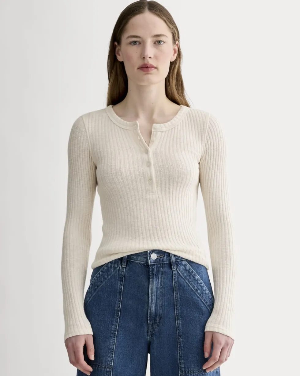 The Cozy Rib Henley