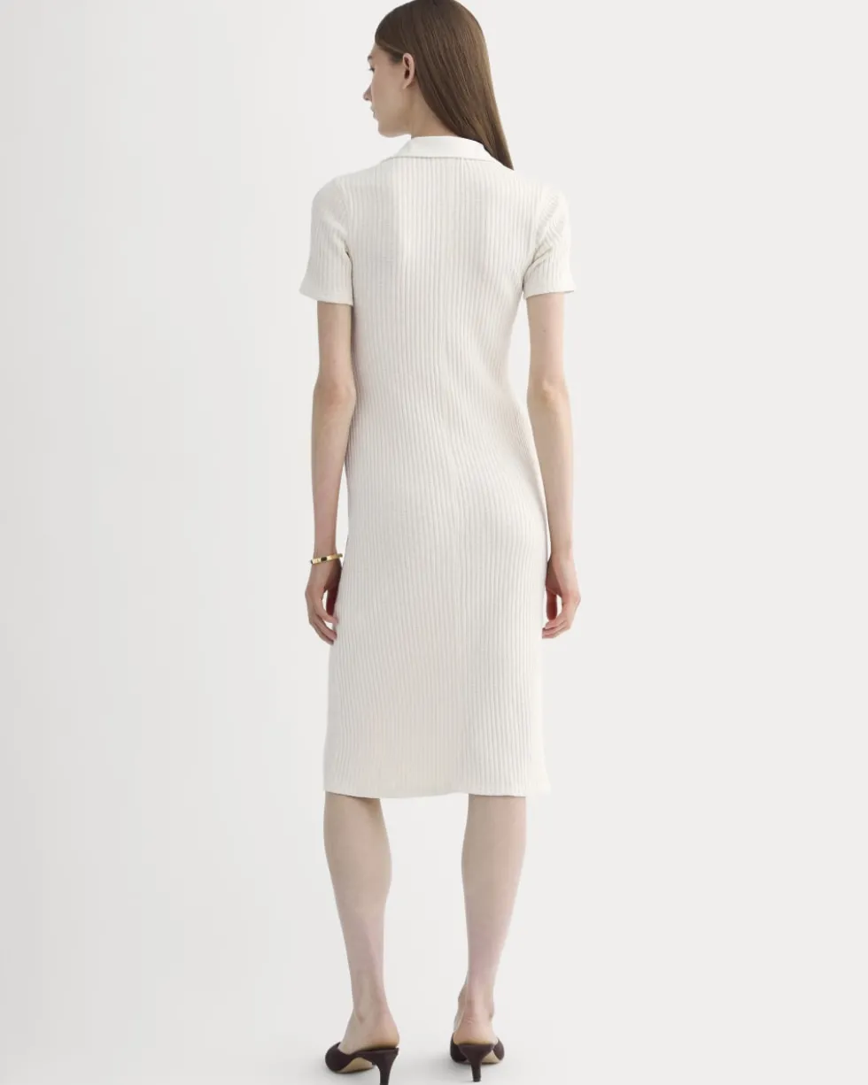 The Cozy Rib Polo Dress