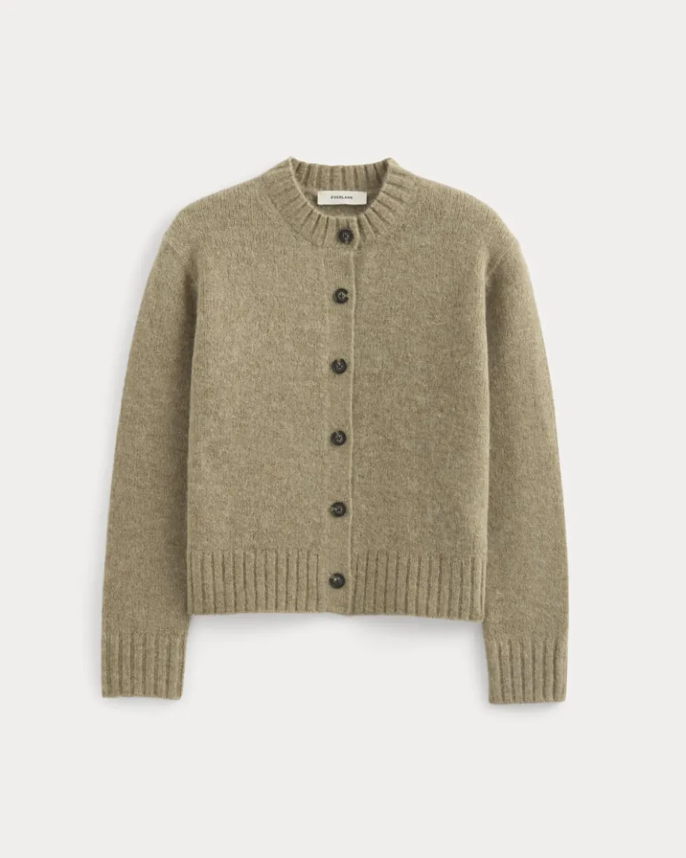 The Crew Cardigan in Alpaca