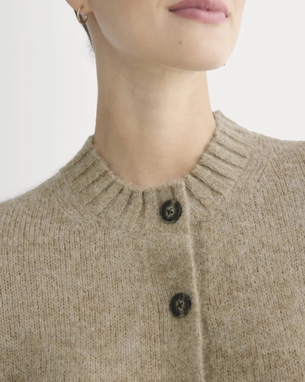 The Crew Cardigan in Alpaca