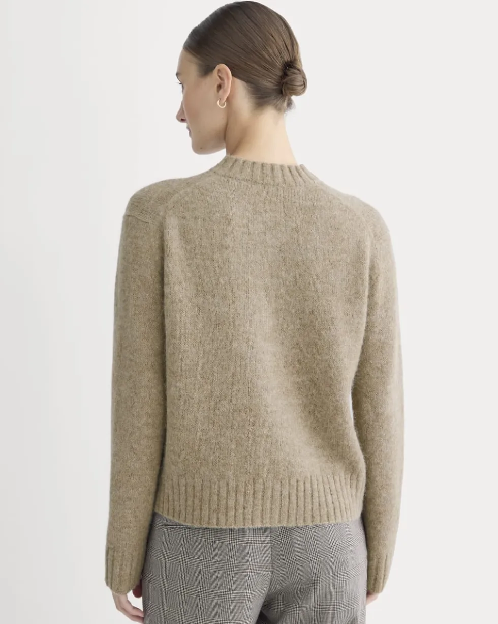 The Crew Cardigan in Alpaca