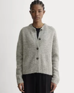 The Crew Cardigan in Alpaca