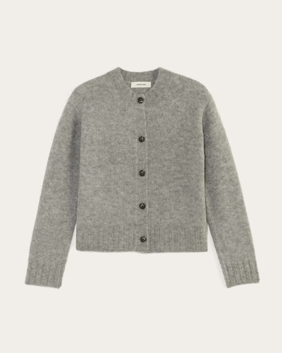 The Crew Cardigan in Alpaca