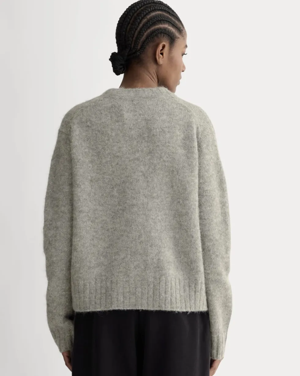 The Crew Cardigan in Alpaca