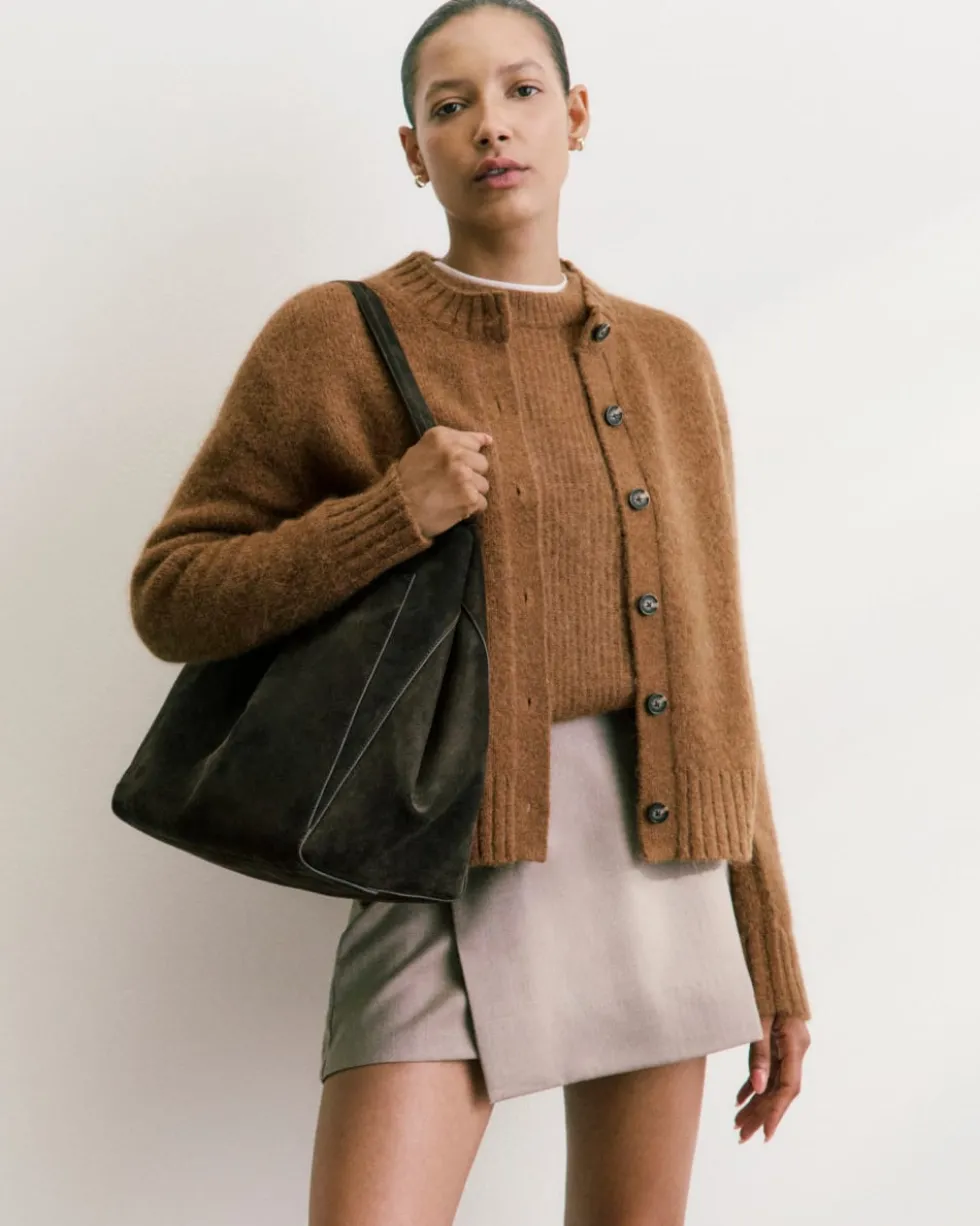 The Crew Cardigan in Alpaca