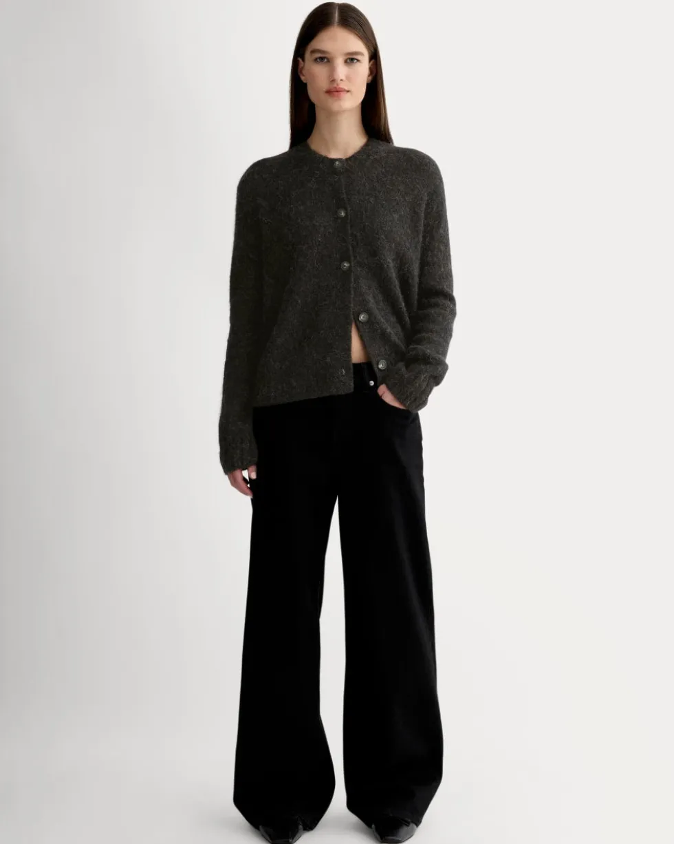The Crew Cardigan in Alpaca