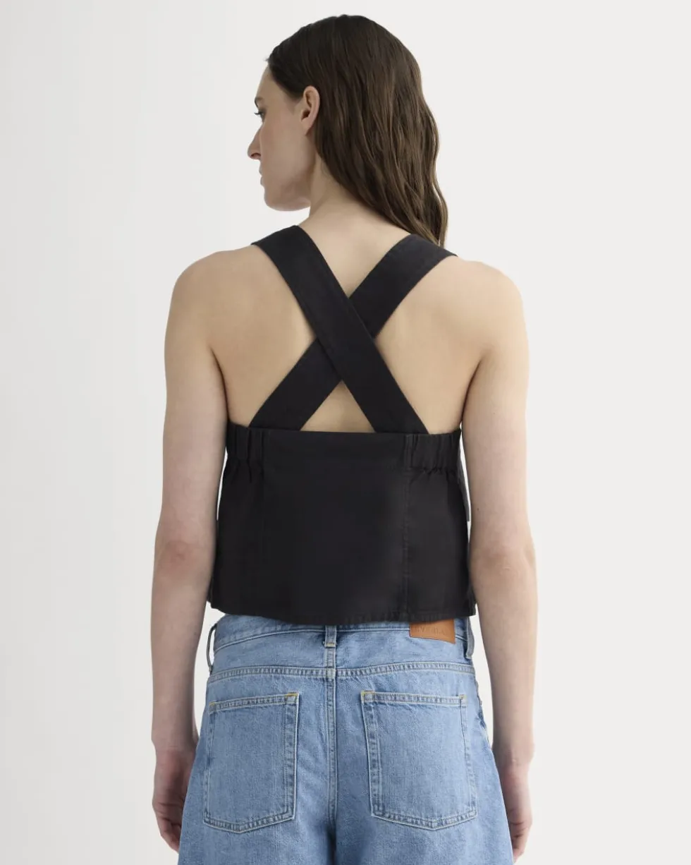 The Crossback Tank in Linen