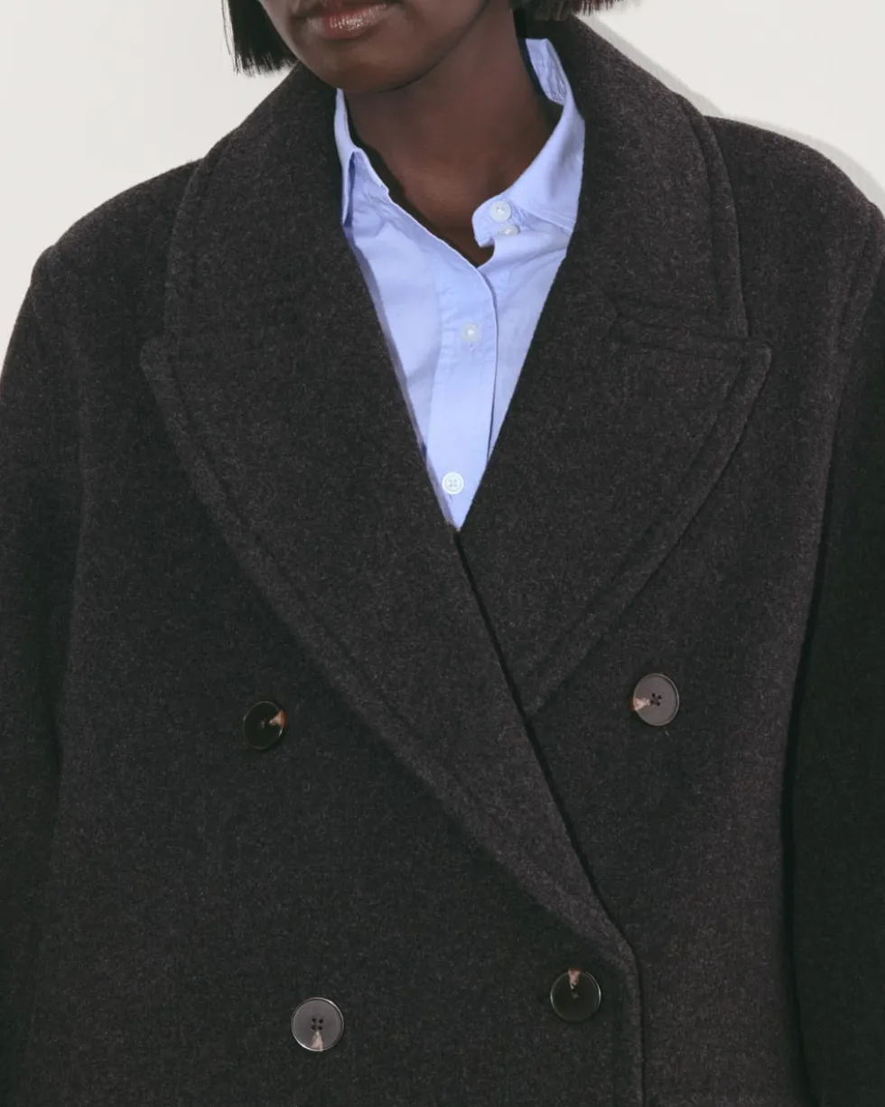 The Double-Breasted Coat in Wool