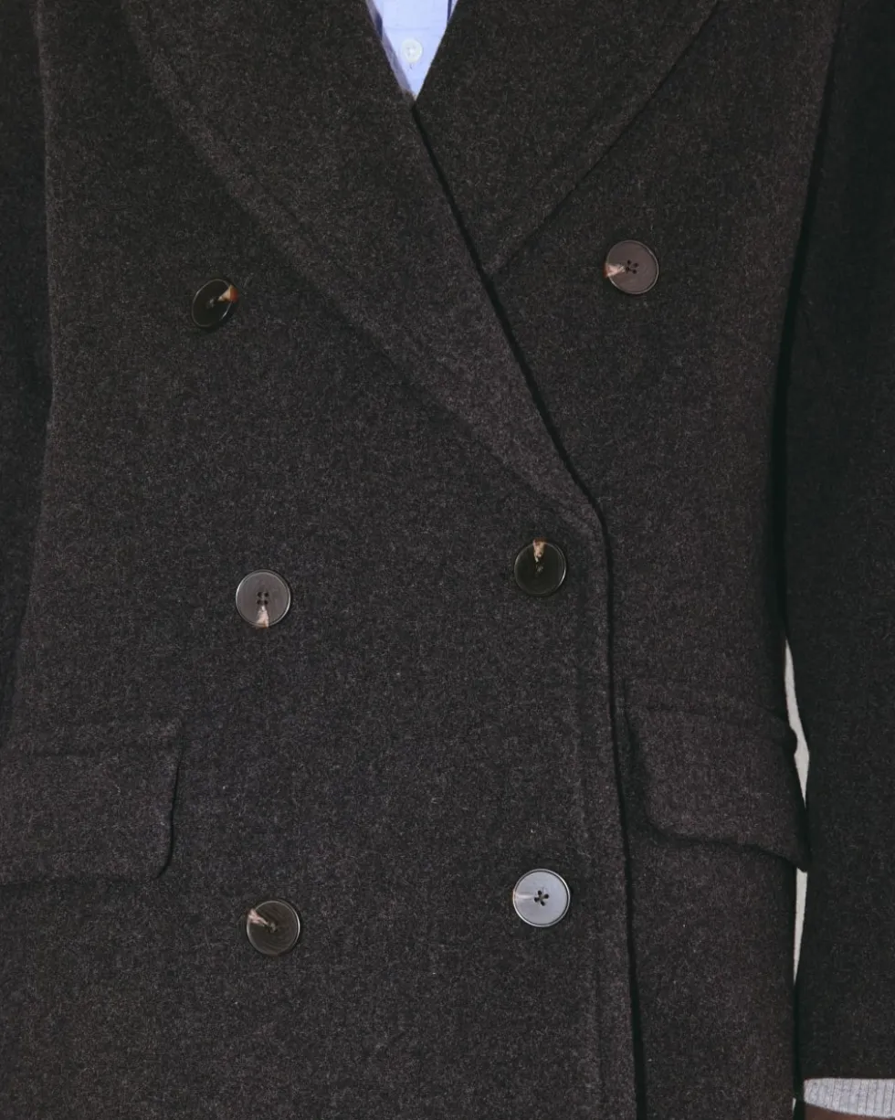 The Double-Breasted Coat in Wool