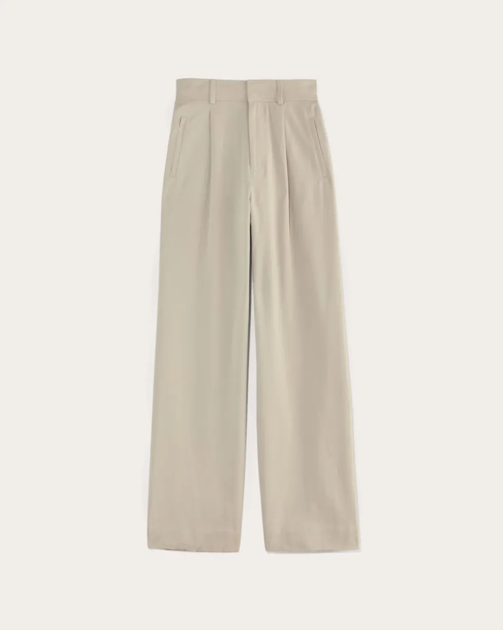 The Draper Pleated Pant in Buttersmooth