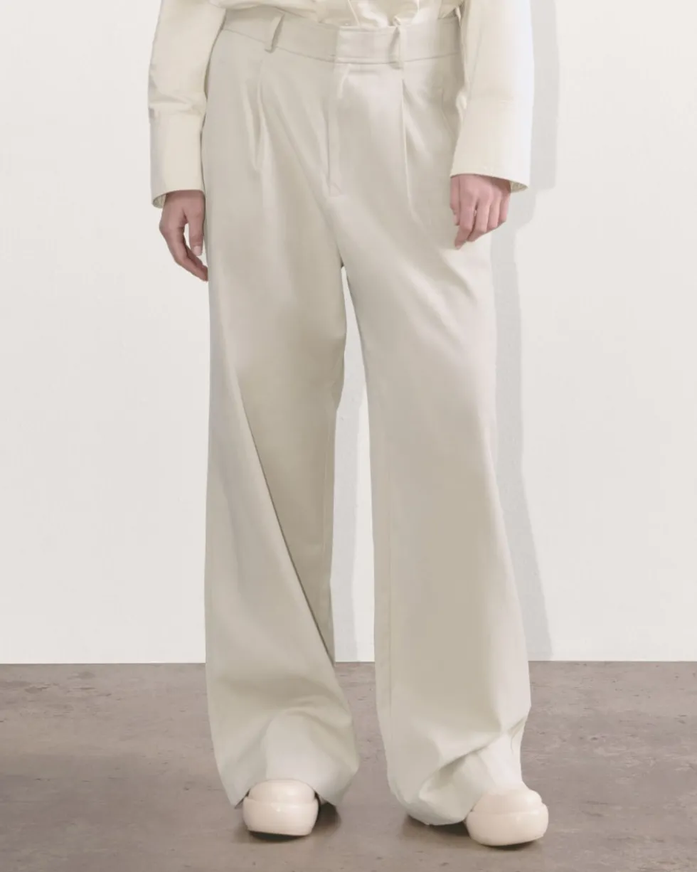 The Draper Pleated Pant in Buttersmooth