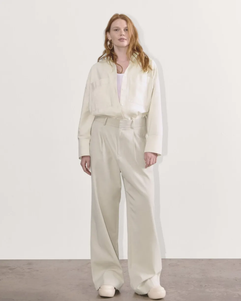 The Draper Pleated Pant in Buttersmooth
