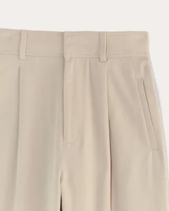 The Draper Pleated Pant in Buttersmooth