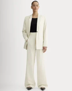 The Draper Pleated Pant in Buttersmooth