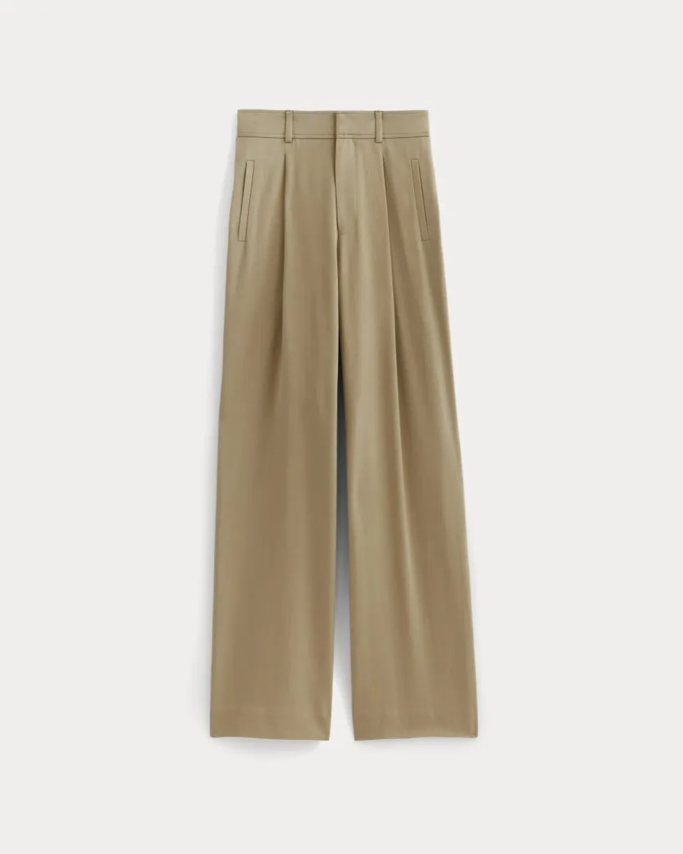 The Draper Pleated Pant in Buttersmooth