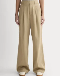 The Draper Pleated Pant in Buttersmooth
