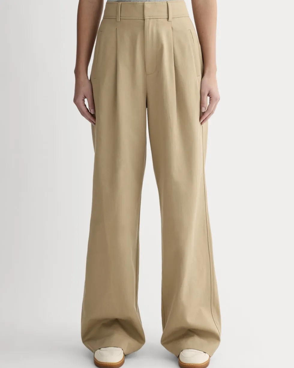 The Draper Pleated Pant in Buttersmooth