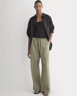 The Drawstring Pant in Linen