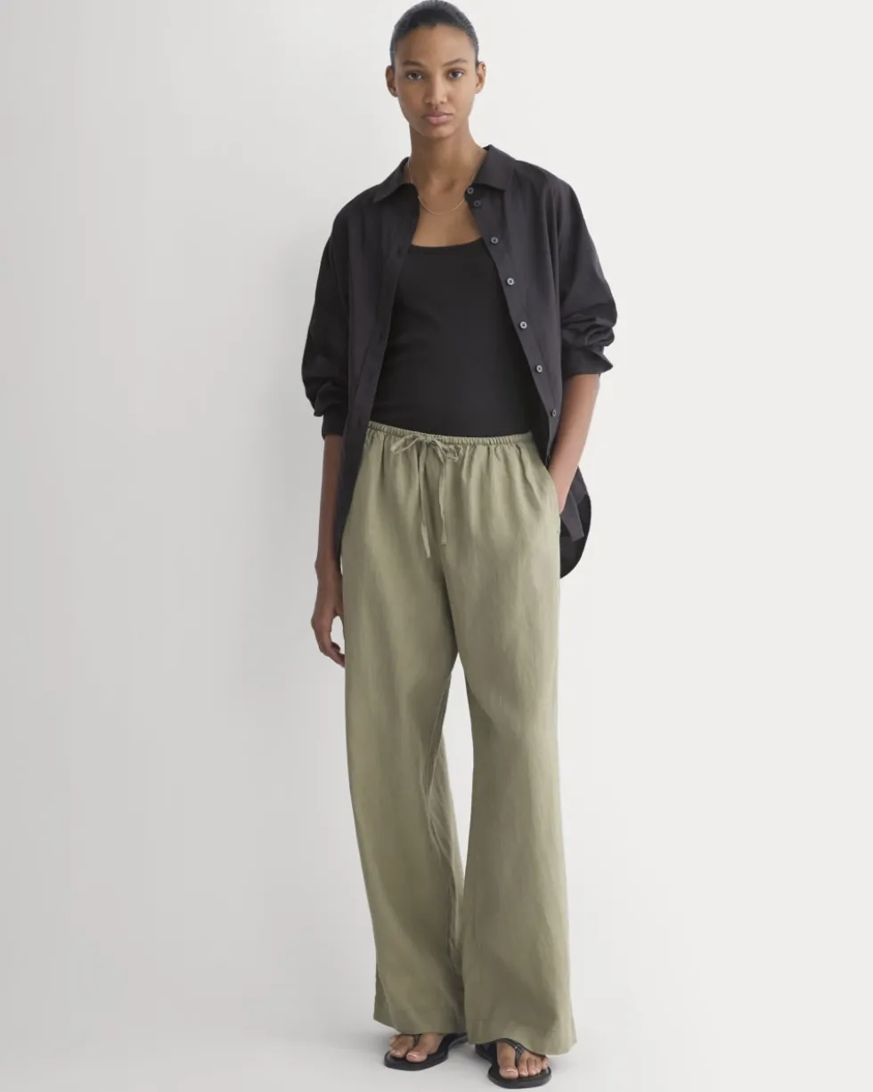 The Drawstring Pant in Linen