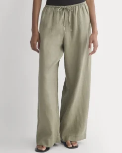 The Drawstring Pant in Linen