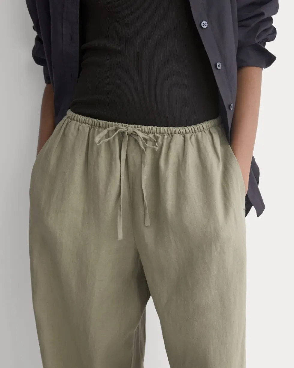 The Drawstring Pant in Linen
