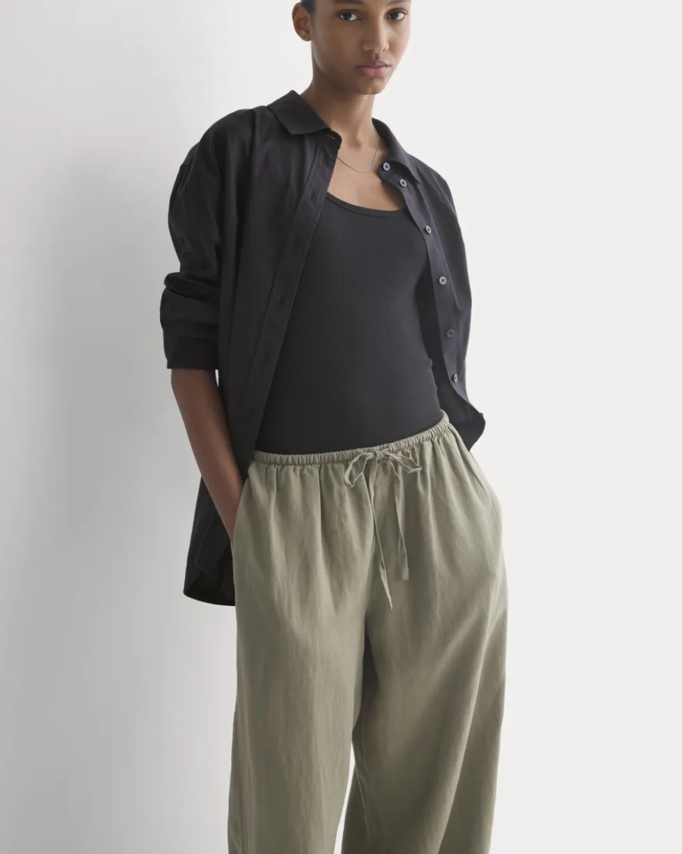 The Drawstring Pant in Linen