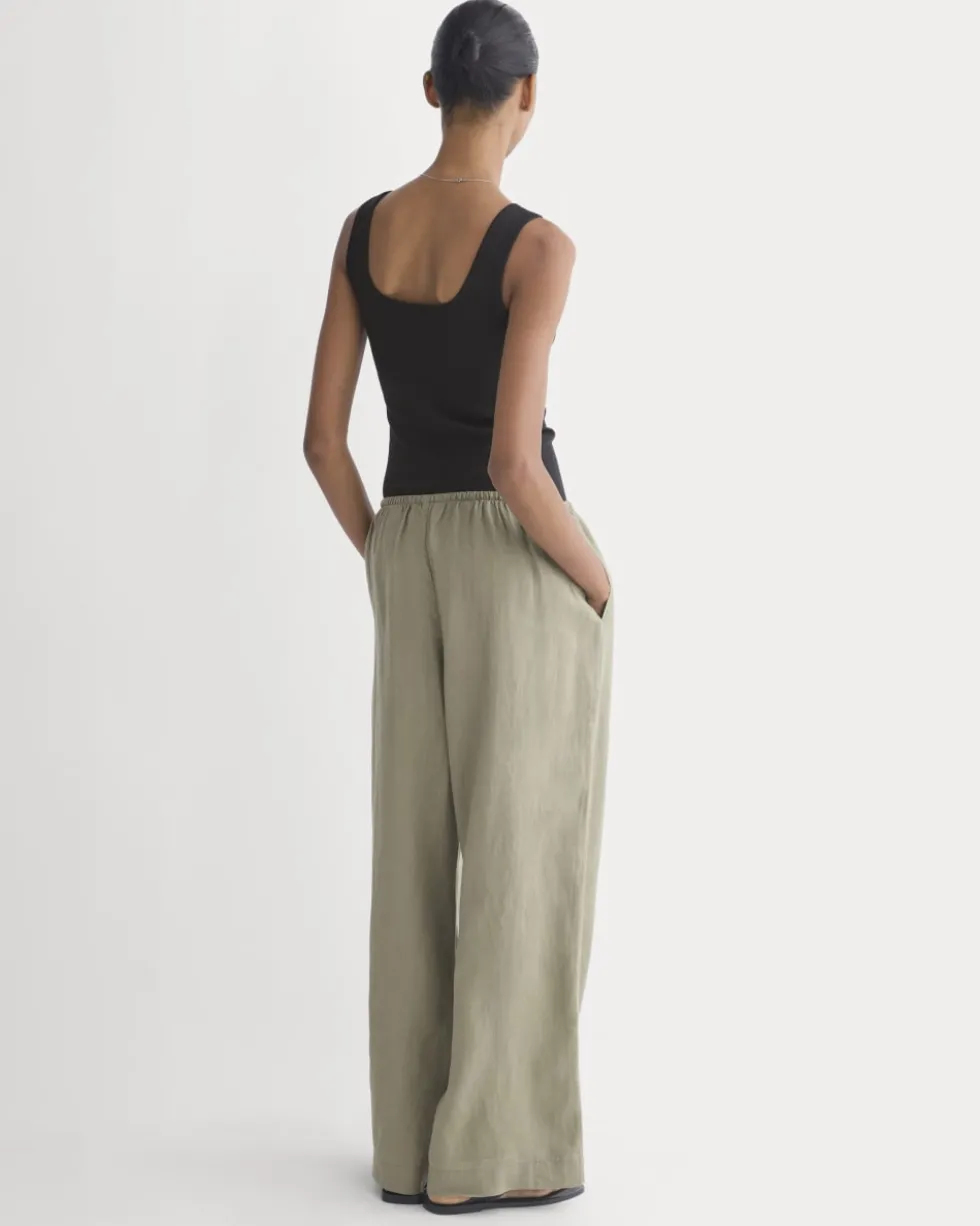 The Drawstring Pant in Linen
