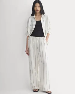The Drawstring Pant in Linen