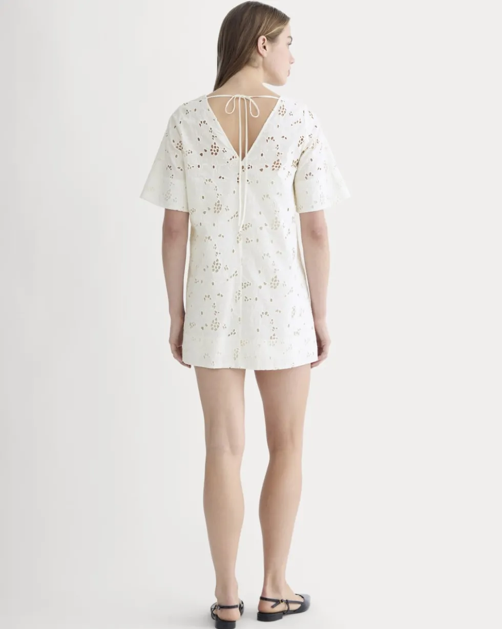 The Eyelet Mini Shift Dress