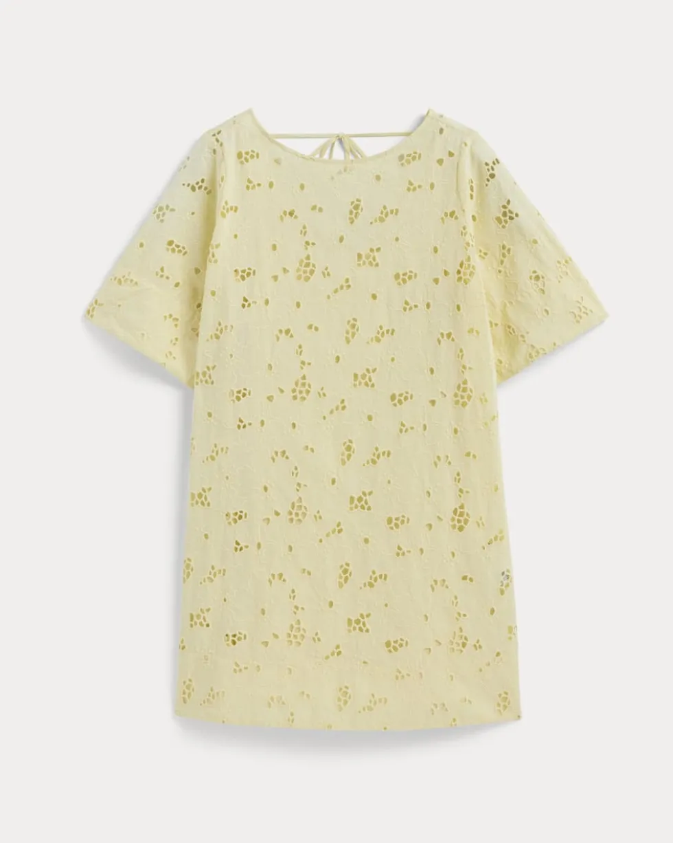 The Eyelet Mini Shift Dress