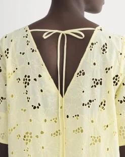 The Eyelet Mini Shift Dress