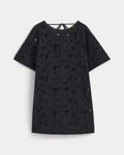 The Eyelet Mini Shift Dress