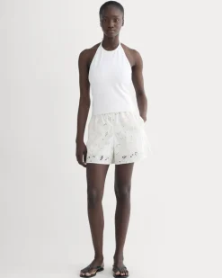 The Eyelet Pull-On Short