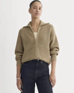 The Full-Zip Sweater in Everyday Cotton