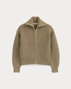 The Full-Zip Sweater in Everyday Cotton