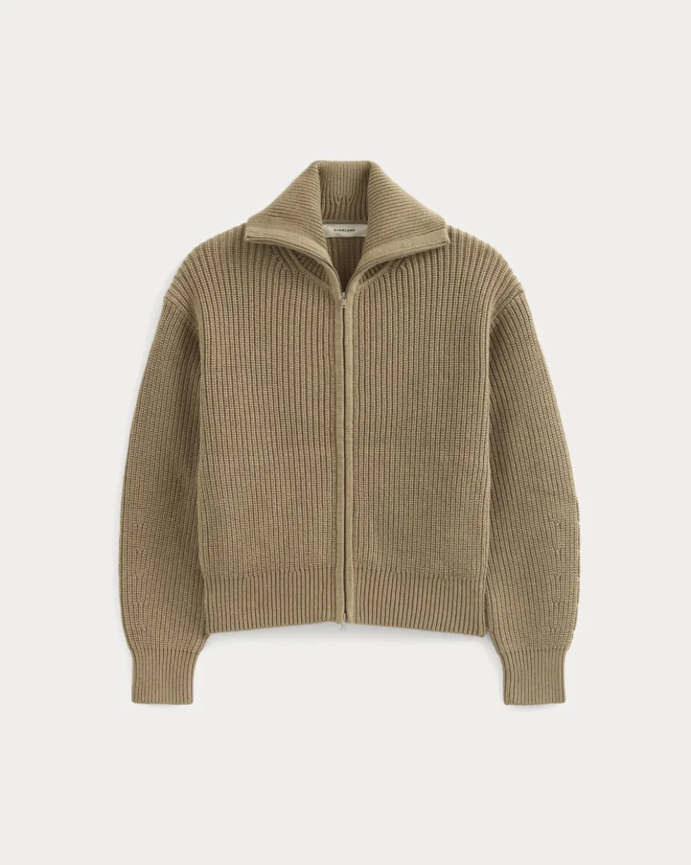 The Full-Zip Sweater in Everyday Cotton