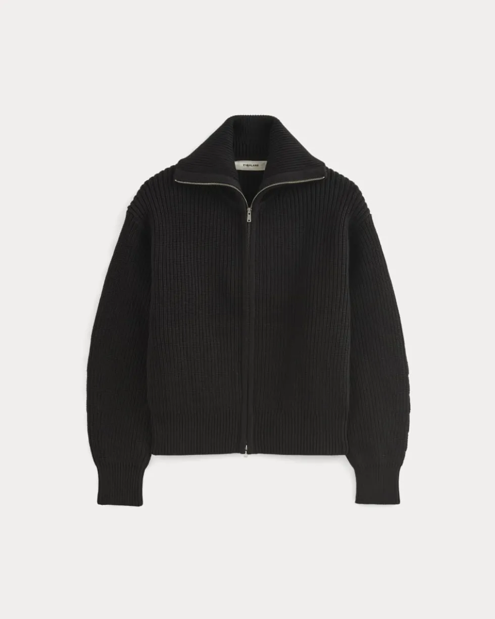 The Full-Zip Sweater in Everyday Cotton