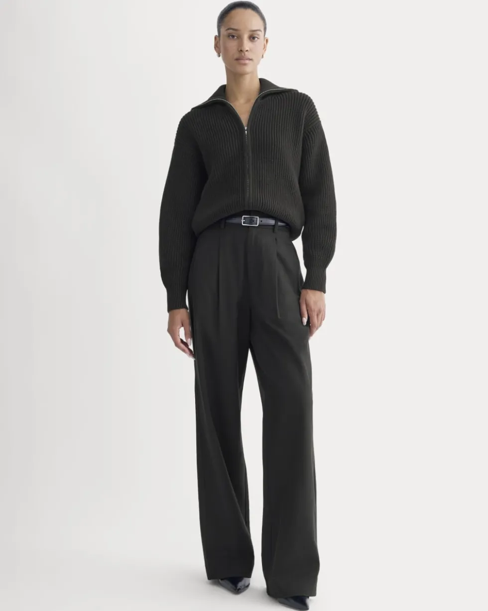The Full-Zip Sweater in Everyday Cotton