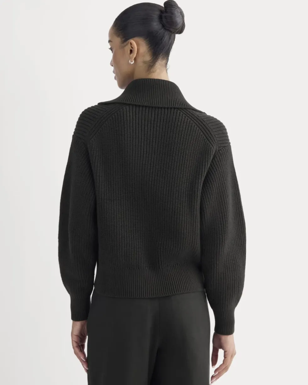 The Full-Zip Sweater in Everyday Cotton