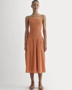 The Gauze Open-Back Dress