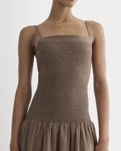 The Gauze Open-Back Dress