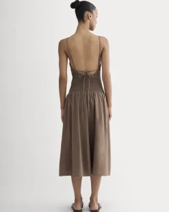 The Gauze Open-Back Dress