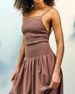 The Gauze Open-Back Dress