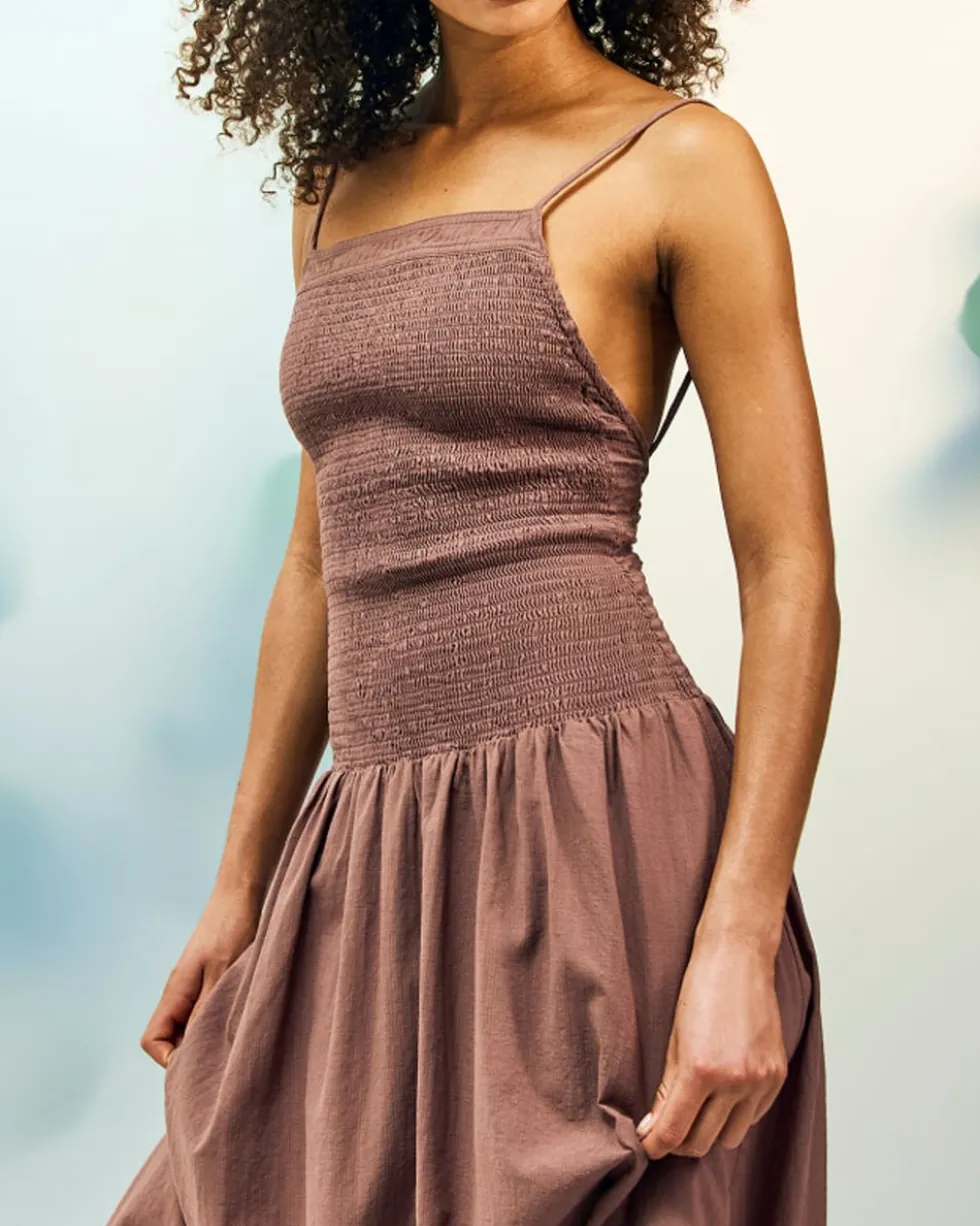 The Gauze Open-Back Dress
