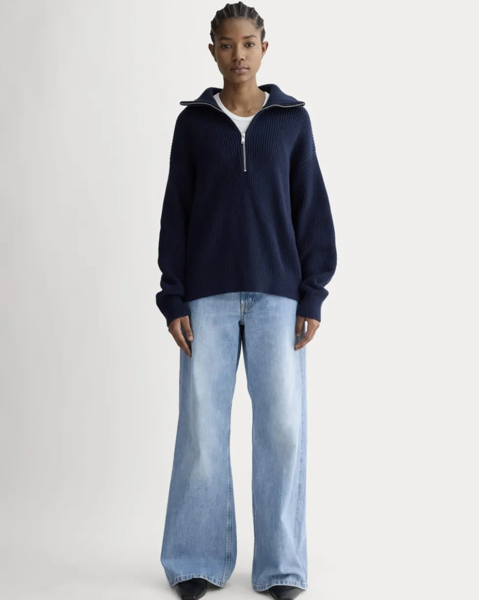 The Half-Zip in Everyday Cotton
