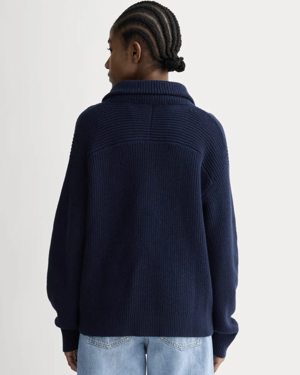 The Half-Zip in Everyday Cotton