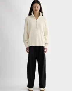The Half-Zip in Everyday Cotton