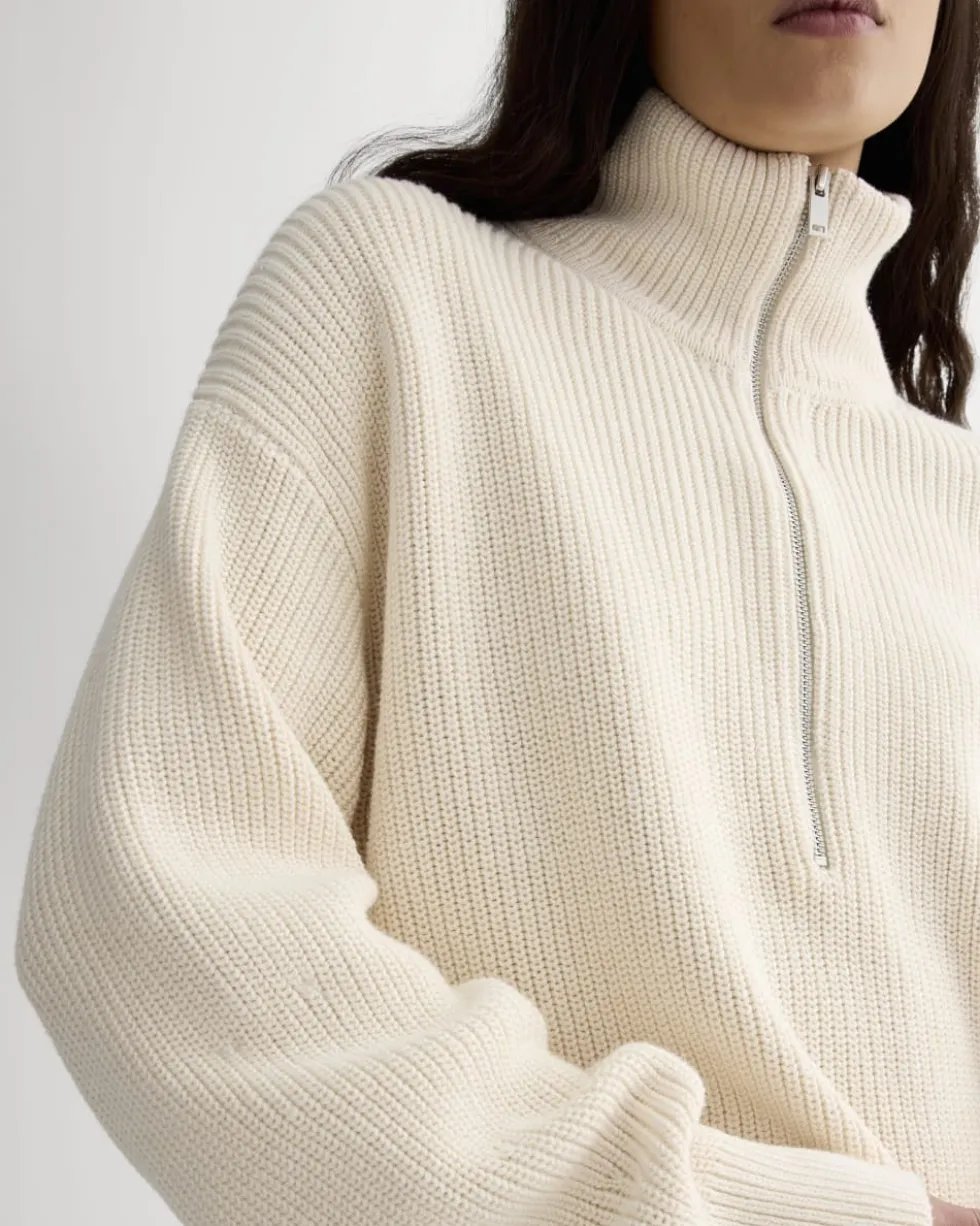 The Half-Zip in Everyday Cotton