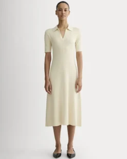 The Knit Polo Dress